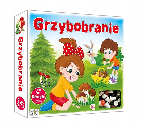 Spoločenská hra Zbieranie húb Kukuryku